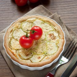 Zucchini and Cheese Tart