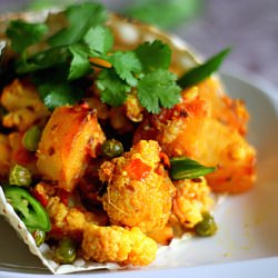 Roasted Cauliflower & Potatoes