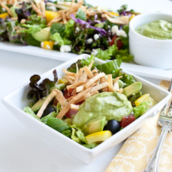 Avocado Cilantro Salad Dressing