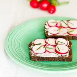 Radish Toasts