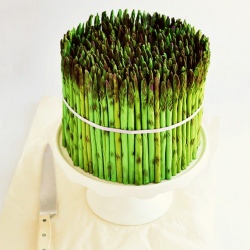 8-Layer Fondant Asparagus Cake