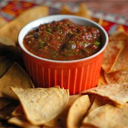 Blended Salas and Chips