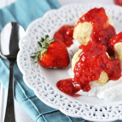 Rhubarb Sauce and Sundae