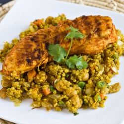 Curried Quinoa w/ Chickpeas