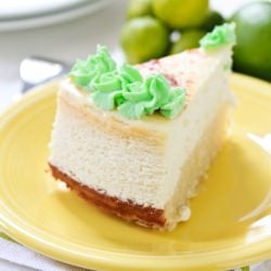 Coconut Key Lime Cheesecake