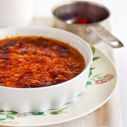 Raspberry Creme Brulee
