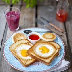 Hole In The Bread Eggs!