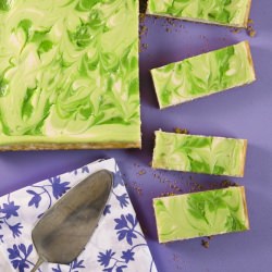 Key Lime Swirl Cheesecake Bars