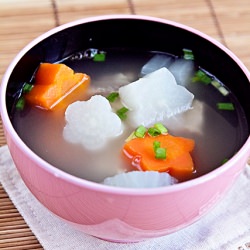 Radish and Carrot Soup
