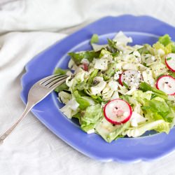Chopped Salad with Radishes