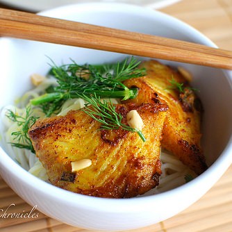 Vietnamese Turmeric Fish w/ Dill