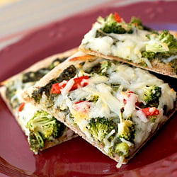 Pesto Veggie Pizza