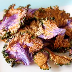 Purple Kale Chips