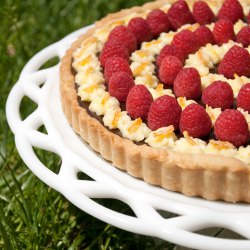 Raspberry & Chocolate Ganache Tart