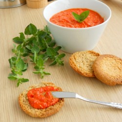 Dip with Red Peppers and Feta