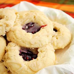 Raspberry Lemon Shortbread