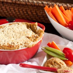 Baked French Onion Hummus