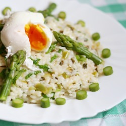 Green Risotto with Asparagus