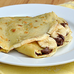 Nutella Banana Crepes