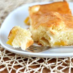 Peaches and Cream Cake
