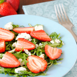 Salad w/ Arugula & Strawberries