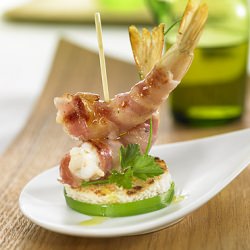 Bacon and Shrimp Skewer