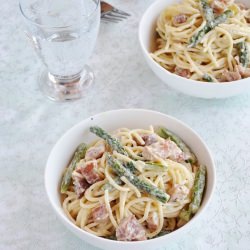 Asparagus, Pancetta Pasta