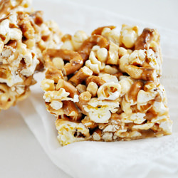 Caramel Popcorn Bars