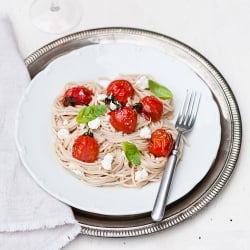 Roasted Tomatoes Spaghetti