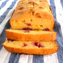 Strawberry and Mango Mochi Cake