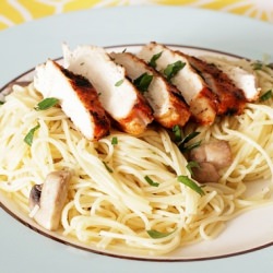 Pasta with Mushrooms and Chicken