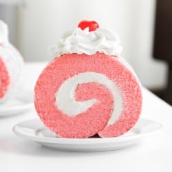 Pink Velvet Roulade