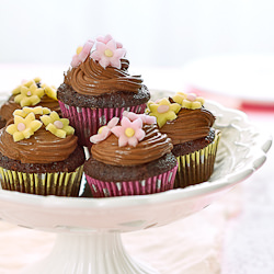 Chocolate and Strawberries Cupcake
