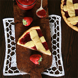 Crostata with Strawberry Compote