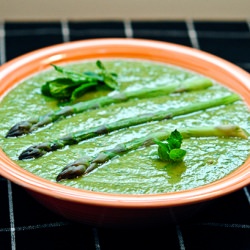 Asparagus Mint Soup (Vegan)
