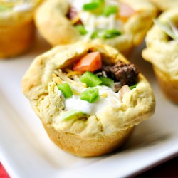 Biscuit Taco Cups