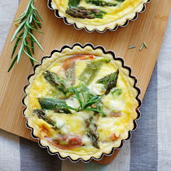 Asparagus Quiche