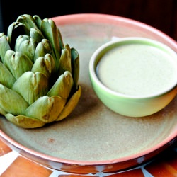 Artichokes with Creamy Sauce