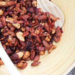 Spiced Mixed Nuts w. Sugared Bacon