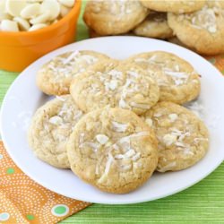 Coconut White Chocolate Cookies