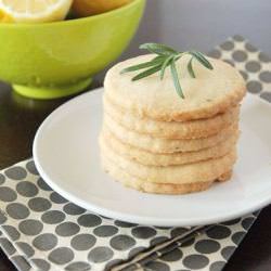 Lemon Rosemary Shortbread