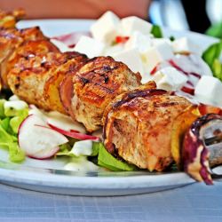 Cafe Kor’s Grilled Chicken Skewers