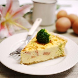 Broccoli and Ham Quiche