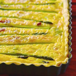 Asparagus and Leek Quiche
