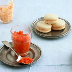 Cardamom Carrot Halwa Macarons