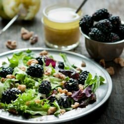 Blackberry Walnut Salad