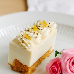 Genmaicha & Tofu Cheesecake