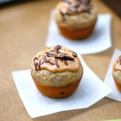 PB Banana Flax Muffins