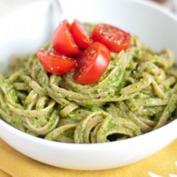 Springtime Arugula Walnut Pesto