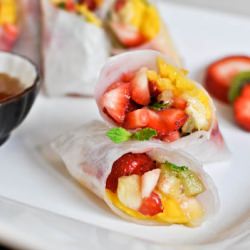Fruit Spring Rolls